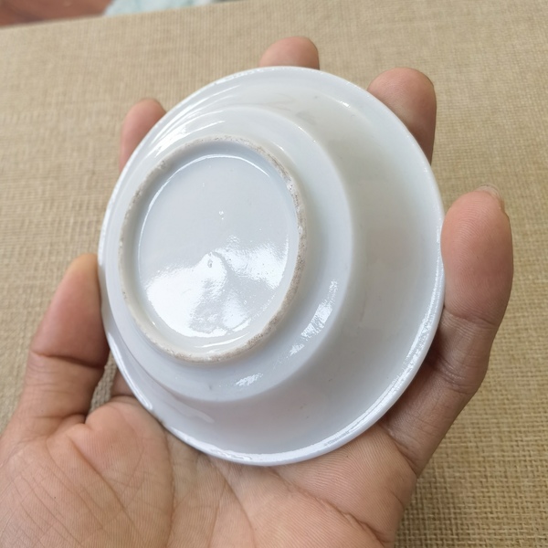 古玩陶瓷清：德化窯壽紋盤拍賣，當(dāng)前價(jià)格500元