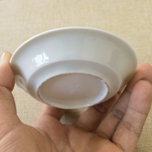 古玩陶瓷清：德化窯壽紋盤拍賣，當(dāng)前價(jià)格500元