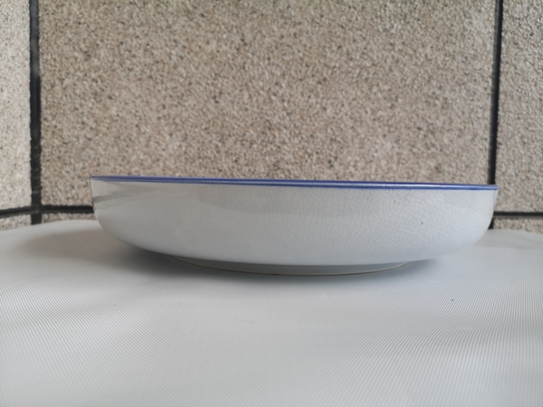 古玩陶瓷花卉紋青花盤拍賣,當前價格450元