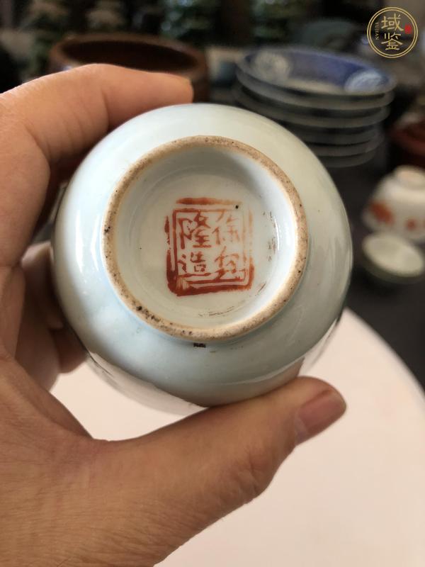 古玩陶瓷魚藻紋杯真品鑒賞圖