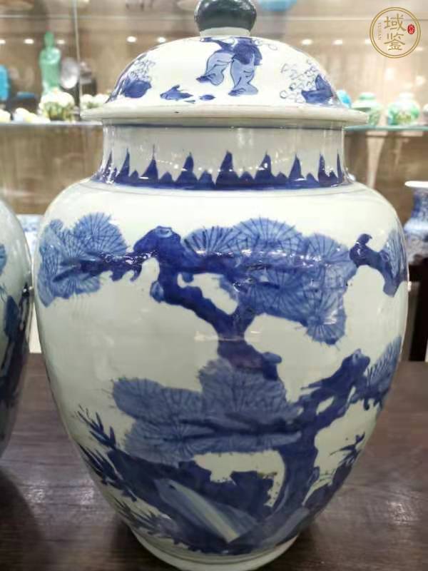 古玩陶瓷青花蓋罐真品鑒賞圖