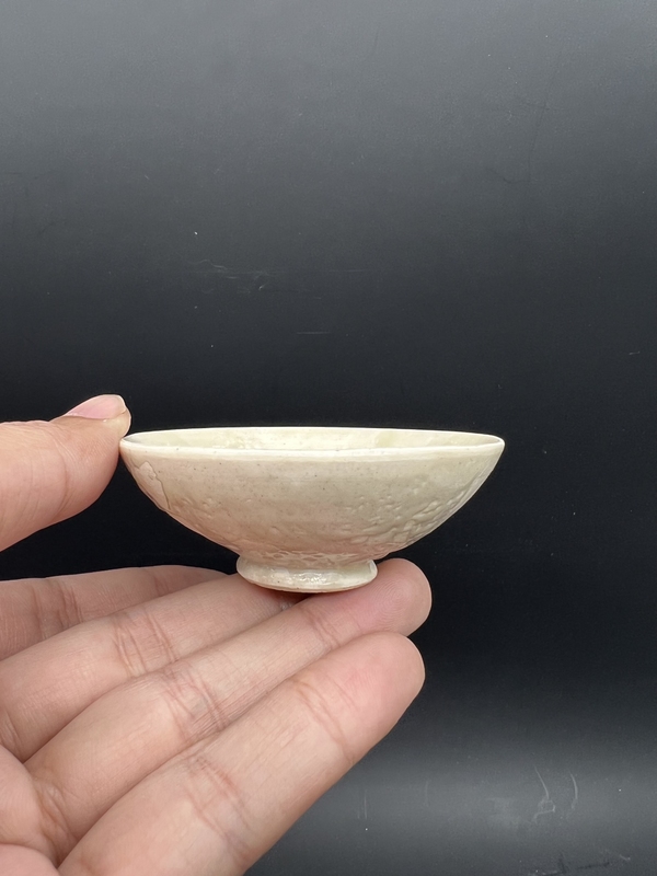 古玩陶瓷(已實物鑒定)定窯白釉盞拍賣,當(dāng)前價格2000元