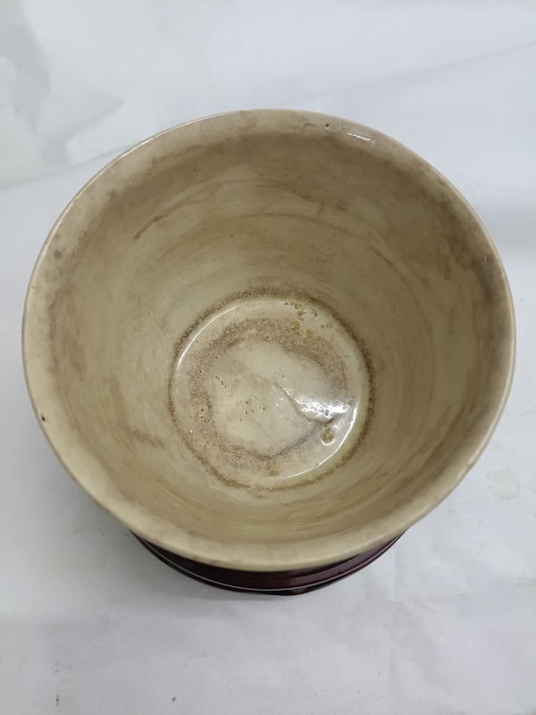 古玩陶瓷團(tuán)鶴紋青花缸拍賣(mài)，當(dāng)前價(jià)格500元