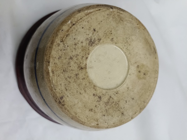 古玩陶瓷團(tuán)鶴紋青花缸拍賣(mài)，當(dāng)前價(jià)格500元