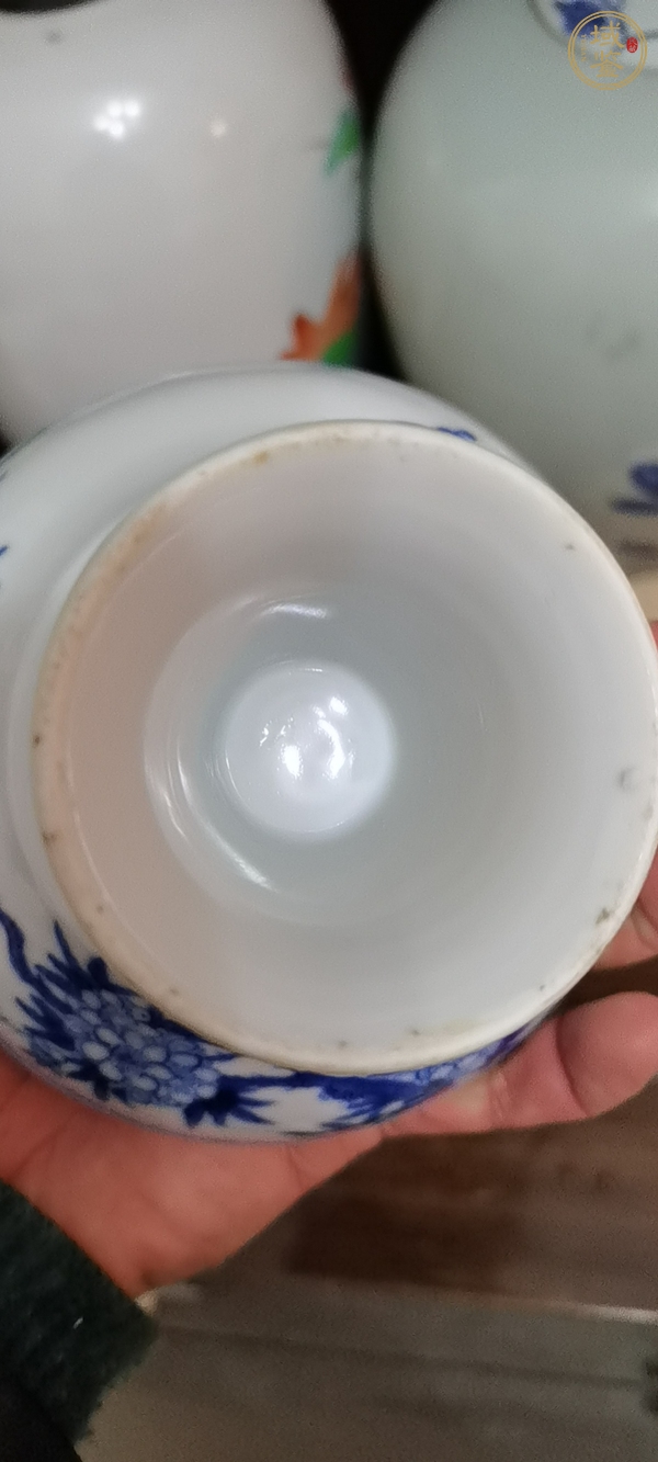 古玩陶瓷青花高足碗真品鑒賞圖