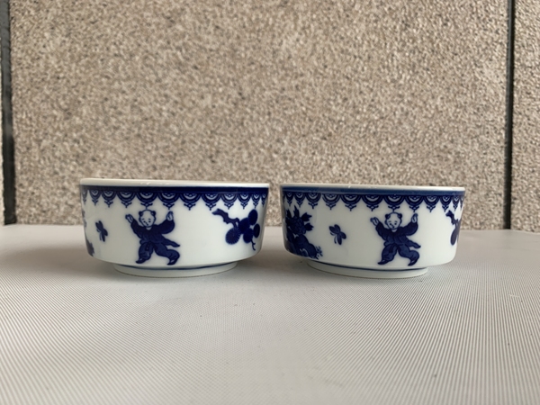 古玩陶瓷嬰戲紋青花小碗拍賣,當前價格198元