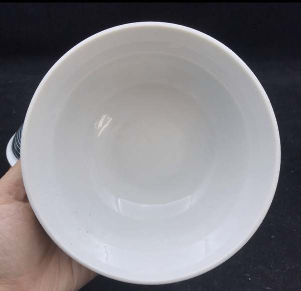 古玩陶瓷竹紋蓋碗拍賣,當前價格298元