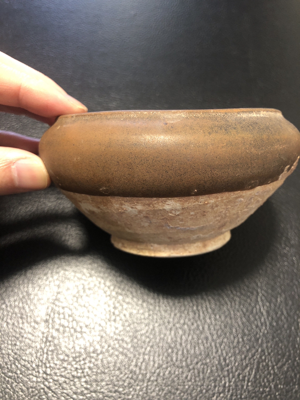 古玩陶瓷唐代?醬釉缽拍賣，當前價格6500元