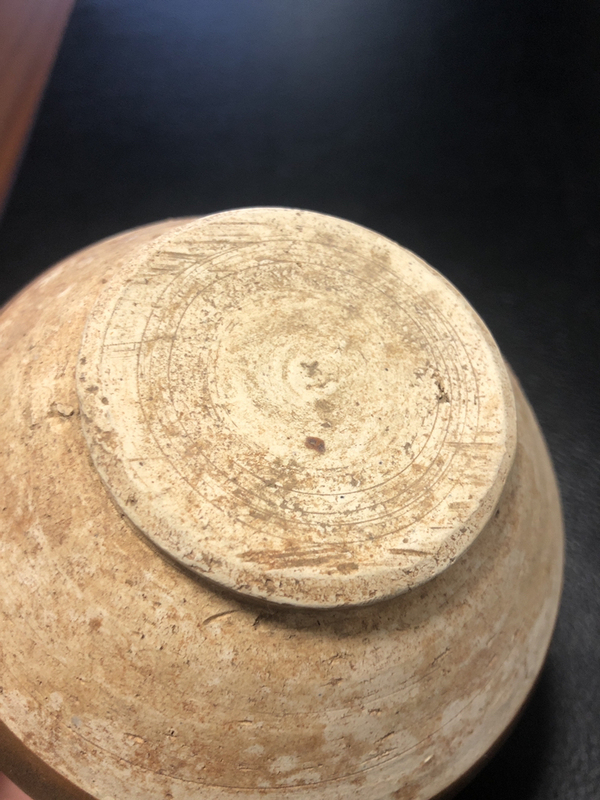 古玩陶瓷唐代?醬釉缽拍賣，當前價格6500元