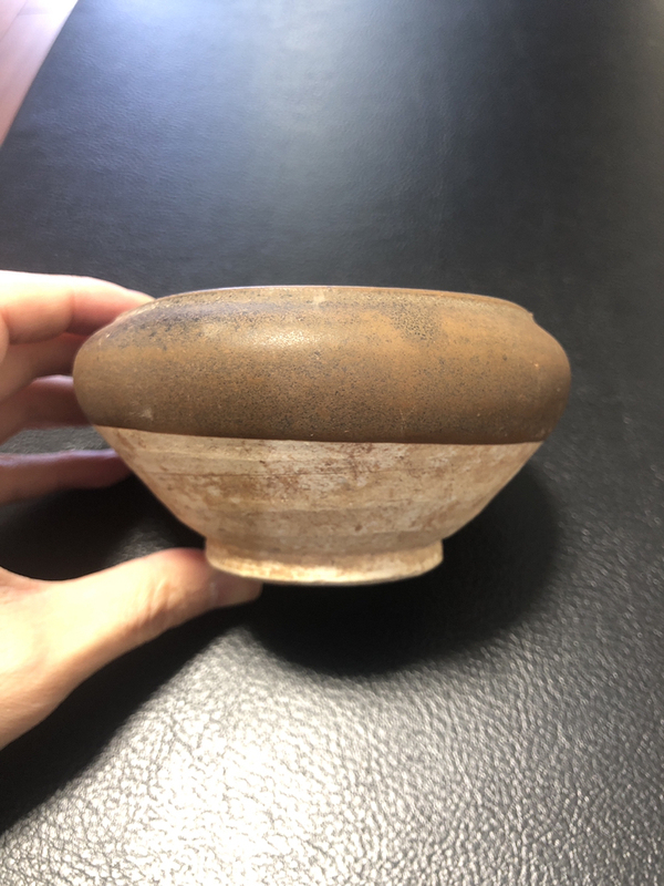 古玩陶瓷唐代?醬釉缽拍賣，當前價格6500元