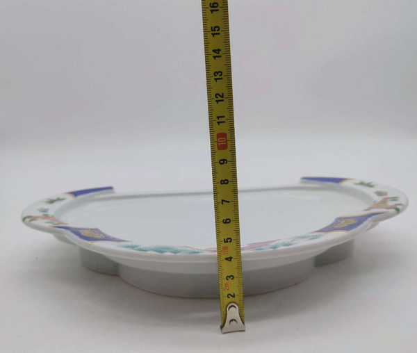 古玩陶瓷花卉紋盤拍賣,當前價格298元