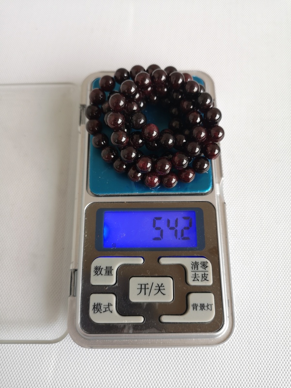 古玩玉器石榴石項鏈拍賣，當(dāng)前價格450元