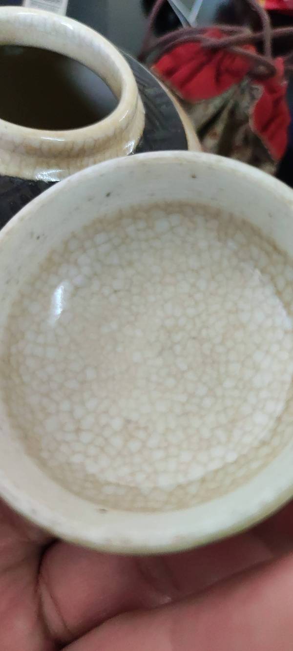 古玩陶瓷哥釉五彩罐拍賣,當前價格1500元
