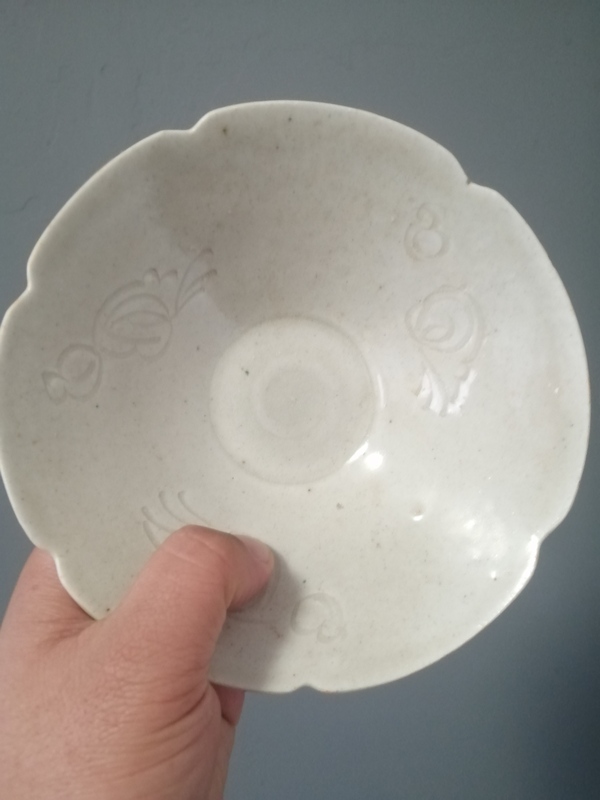 古玩陶瓷宋代·景德鎮窯青白釉刻花紋花口盞拍賣，當前價格6666元