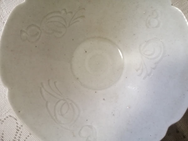 古玩陶瓷宋代·景德鎮窯青白釉刻花紋花口盞拍賣，當前價格6666元