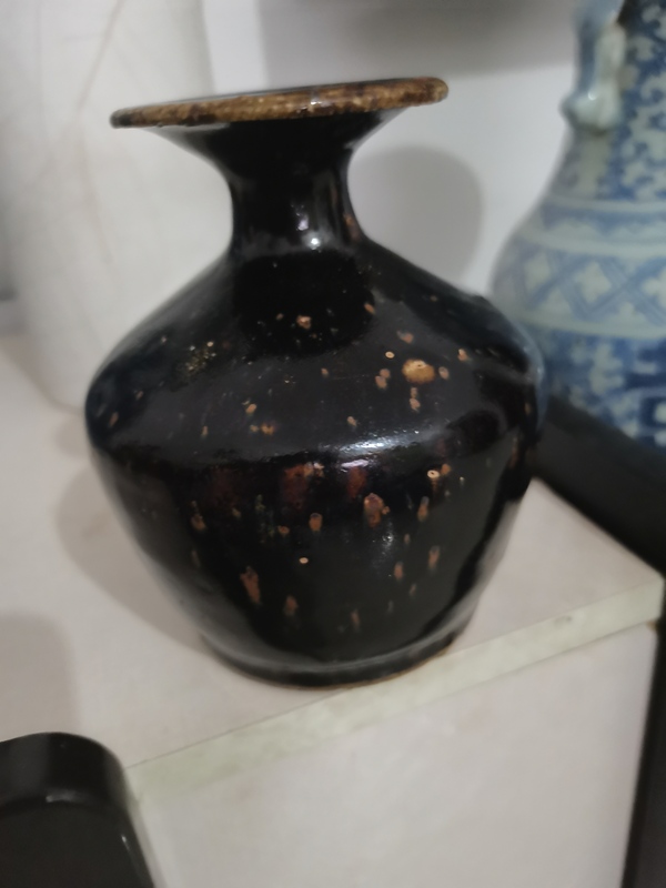 古玩陶瓷山西窯磁州窯窯變石榴尊口瓶最后兩張圖片物以稀為貴。拍賣,當前價格199999元