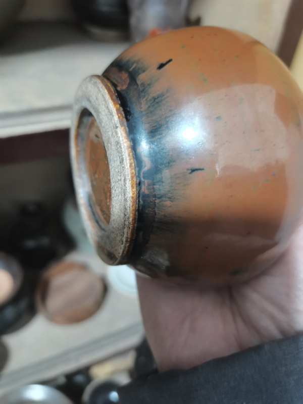 古玩陶瓷山西窯口紫金釉蘋果尊拍賣,當前價格4999元