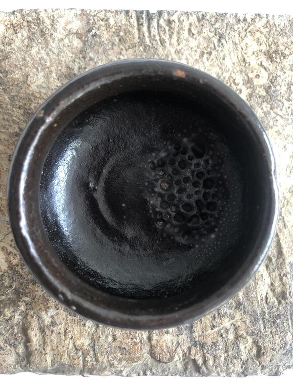 古玩陶瓷清代黑釉一柱香爐拍賣,當前價格580元