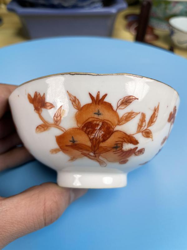 古玩陶瓷清同治 精品礬紅福壽三多紋碗(二級官)拍賣,當(dāng)前價格1750元