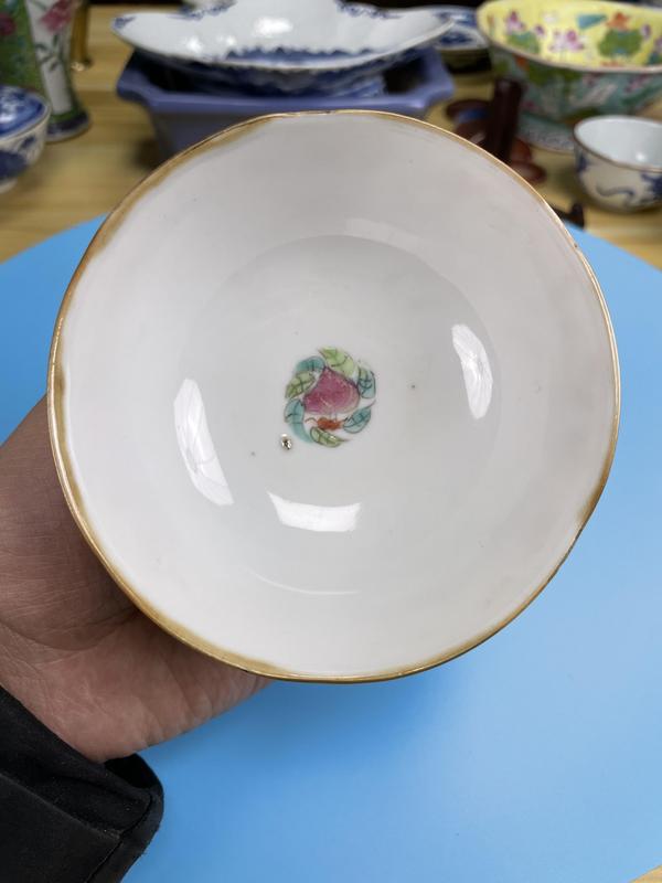 古玩陶瓷清同治 精品礬紅福壽三多紋碗(二級官)拍賣,當(dāng)前價格1750元