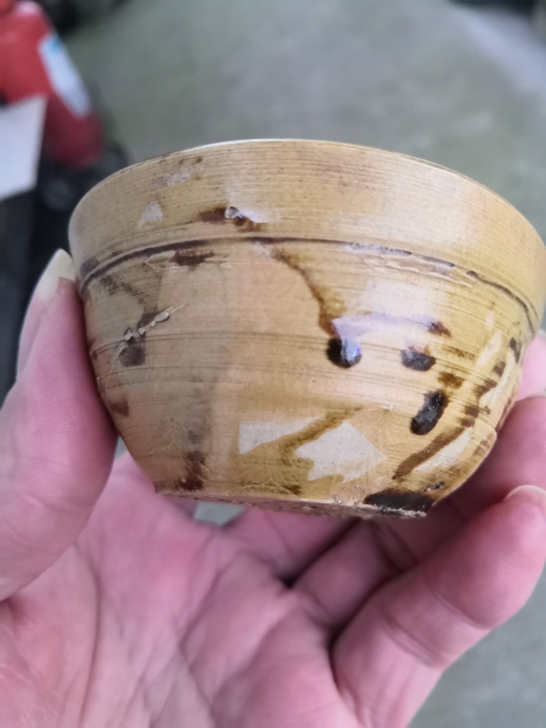 古玩陶瓷福建窯口醬釉杯拍賣,當前價格260元