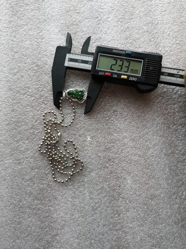 古玩玉器翡翠觀音拍賣,當前價格567元