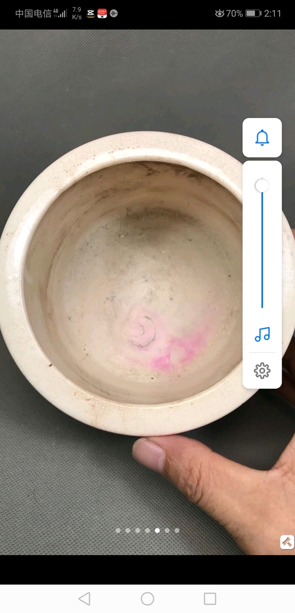 古玩陶瓷山水紋圈足筒式香爐拍賣,當前價格1698元