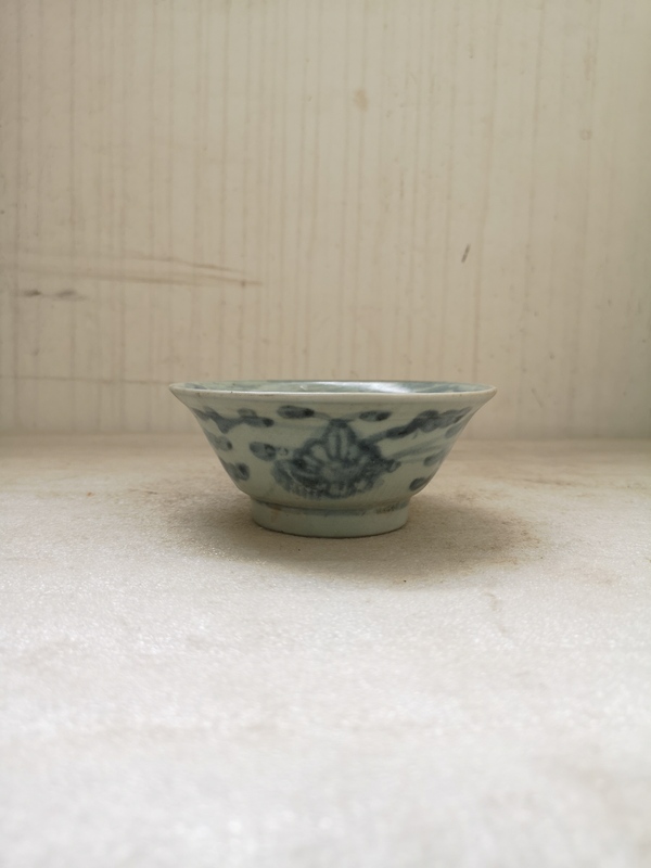 古玩陶瓷青花花卉紋碗拍賣,當前價格567元