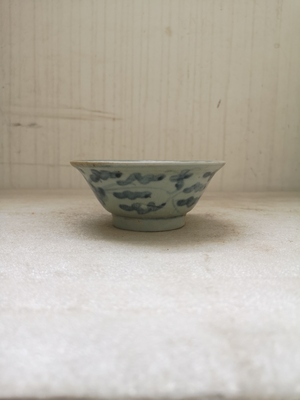 古玩陶瓷青花花卉紋碗拍賣,當前價格567元