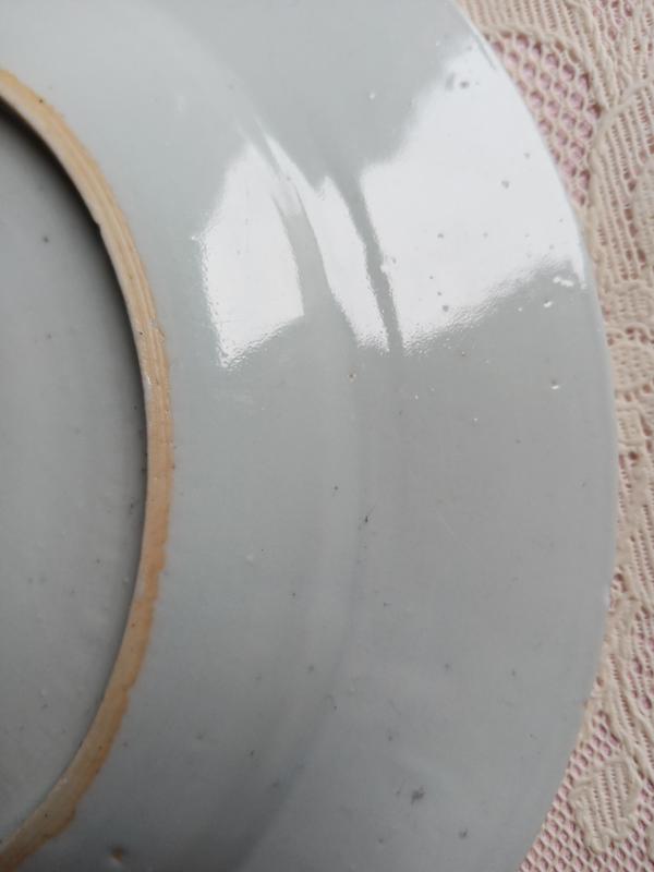 古玩陶瓷清早期花卉紋粉彩盤拍賣,當前價格4800元