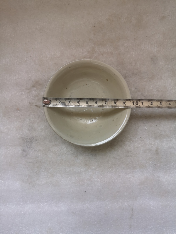 古玩陶瓷磁州窯白釉碗拍賣,當前價格580元