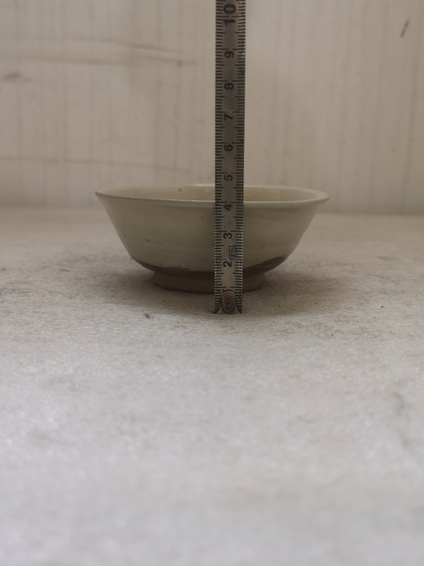 古玩陶瓷磁州窯白釉碗拍賣,當前價格580元