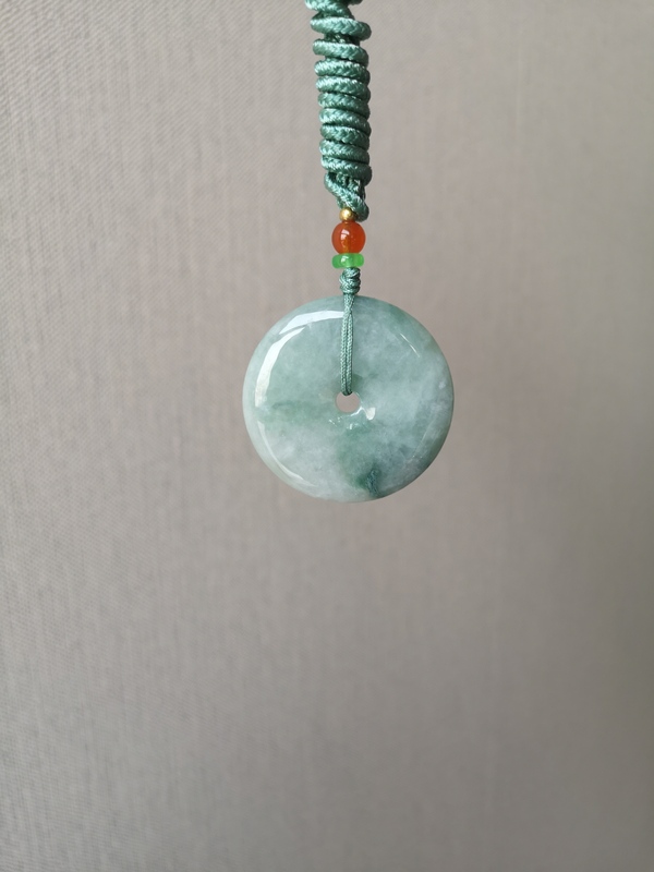 古玩玉器翡翠平安扣拍賣,當前價格580元