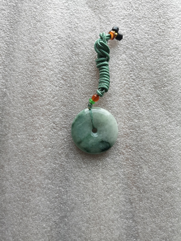 古玩玉器翡翠平安扣拍賣,當前價格580元
