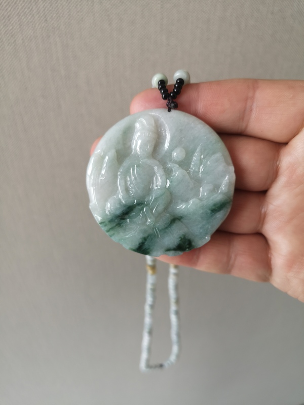 古玩玉器觀音牌子拍賣,當前價格678元