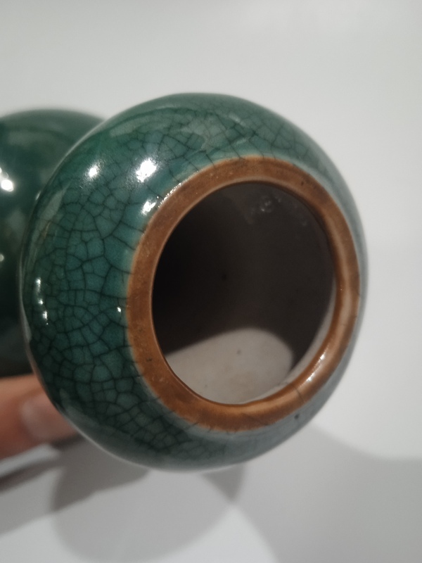 古玩陶瓷精品造型綠哥釉洗口瓶拍賣,當(dāng)前價(jià)格0元