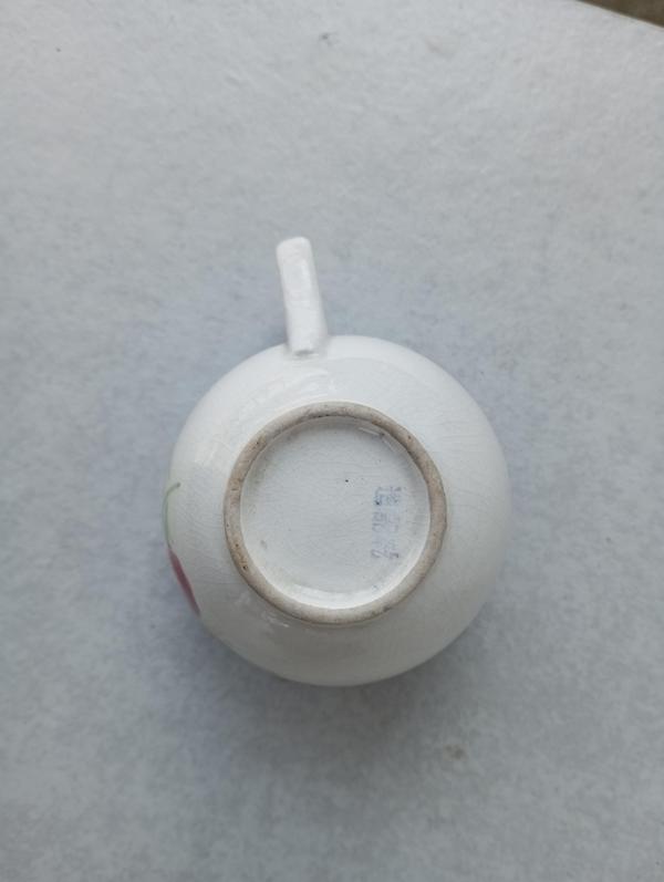 古玩陶瓷潮州楓溪大窯釉下五彩花卉紋杯拍賣,當前價格400元