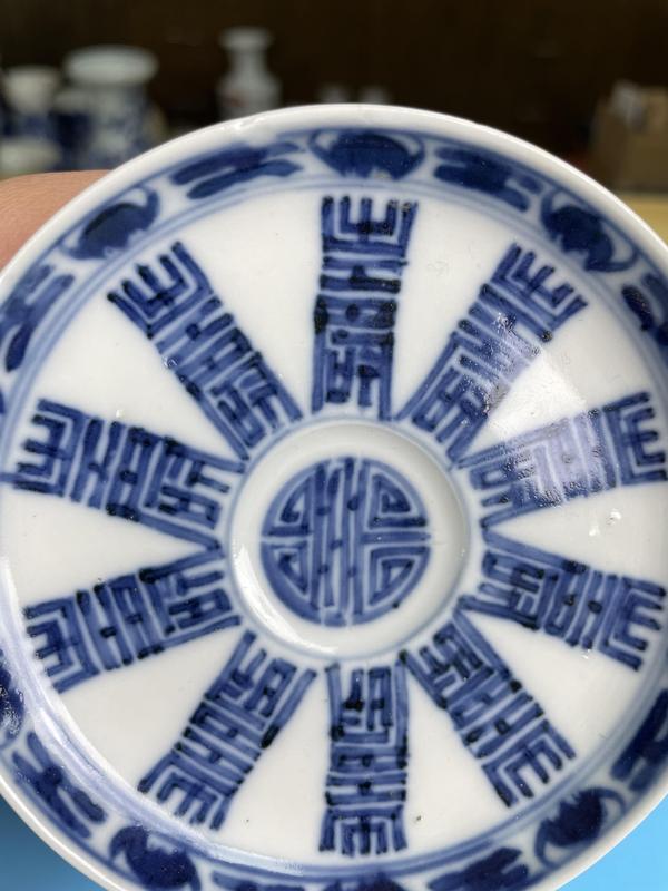 古玩陶瓷清光緒 二級(jí)官青花長(zhǎng)壽紋盤(pán)拍賣(mài),當(dāng)前價(jià)格1500元