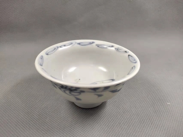 古玩陶瓷元青花壽字主人杯拍賣,當(dāng)前價(jià)格507000元