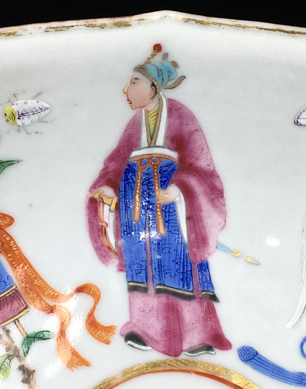 古玩陶瓷道光人物紋廣彩大盤拍賣,當(dāng)前價(jià)格5888元
