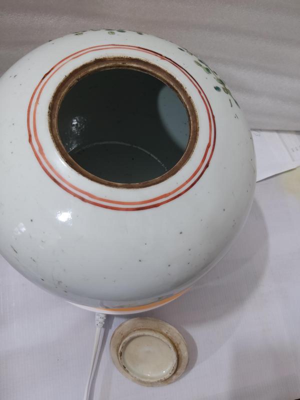 古玩陶瓷人物紋粉彩西瓜罐拍賣,當前價格5880元