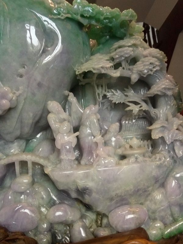 古玩玉器翡翠春帶彩指日高升山子拍賣,當(dāng)前價(jià)格1255666元