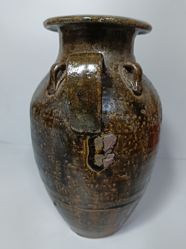 古玩陶瓷明代?褐釉大執壺拍賣,當前價格1199元