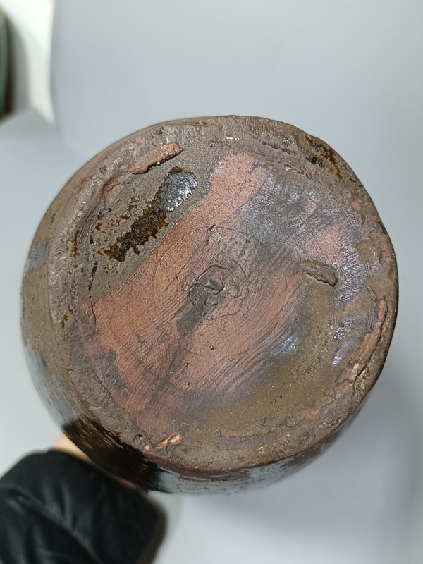 古玩陶瓷明代?褐釉大執壺拍賣,當前價格1199元