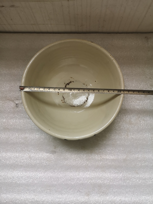 古玩陶瓷磁州窯福壽字紋碗拍賣,當前價格298元