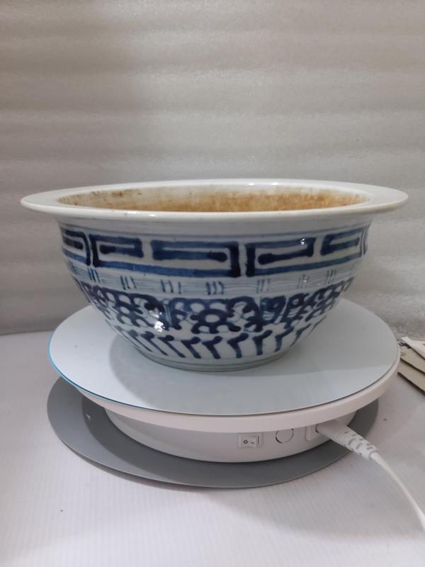 古玩陶瓷拐子龍紋青花香爐拍賣,當前價格2880元