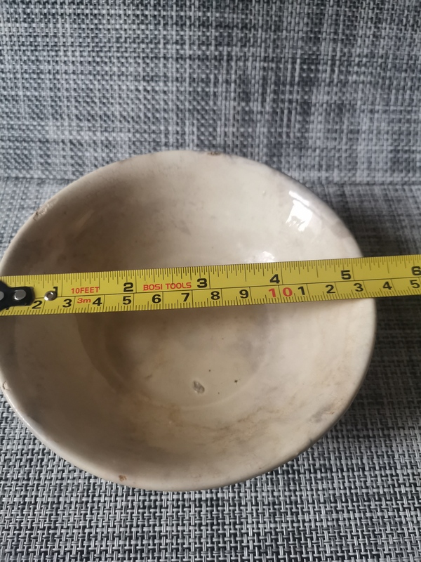 古玩陶瓷元代,河南窯口,外弦紋白釉碗拍賣,當(dāng)前價格1111元