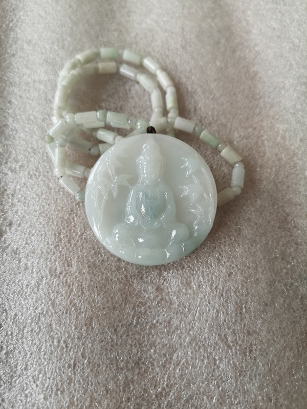 古玩玉器觀音牌子拍賣,當前價格580元
