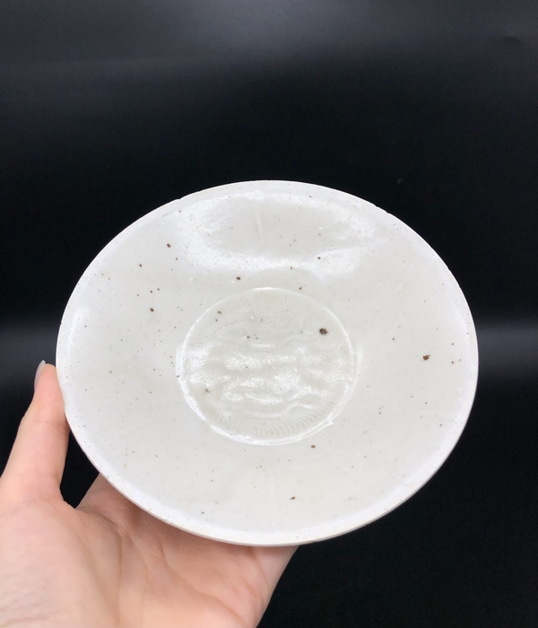 古玩陶瓷宋代景德鎮窯系青白釉雙魚盞拍賣,當前價格110000元