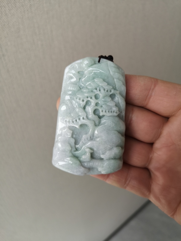 古玩玉器山水牌子拍賣，當(dāng)前價(jià)格750元